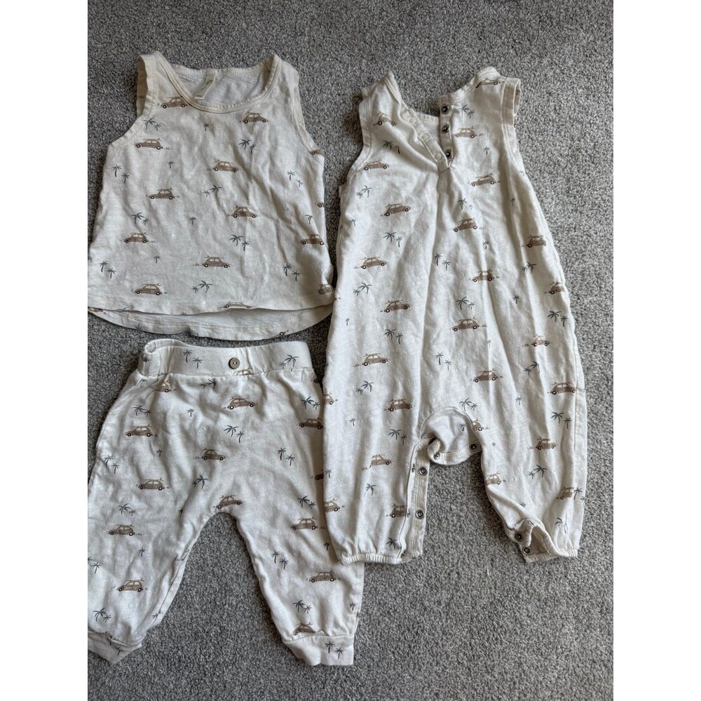 Rylee & cru bundle 3-6m beach buggy romper and set